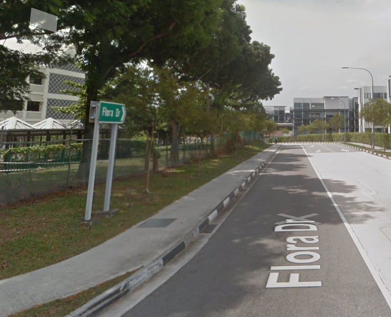 Flora Drive Street Signage