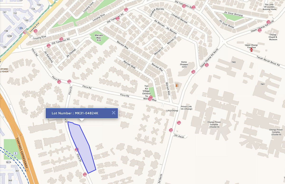Location_Map_of_Kassia_New_Condo_at_Flora_Drive_Pasir_RIs_by_Hong_Leong_Holdings